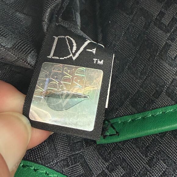 Diane von Fürstenberg DVF 440 Mini Shoulder Bag Emerald Green Leather Chain - Picture 14 of 16